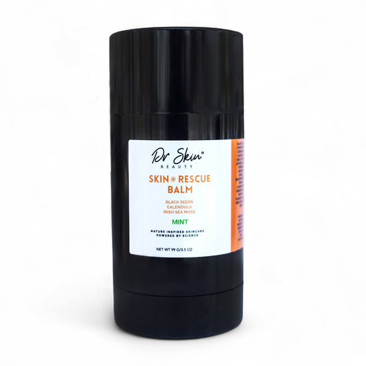 SKIN RESCUE BALM (MINT) 3.5oz | Moisturizing Support for Dry Skin, Eczema, Psoriasis, Cracked Heels, Rashes, and Acne