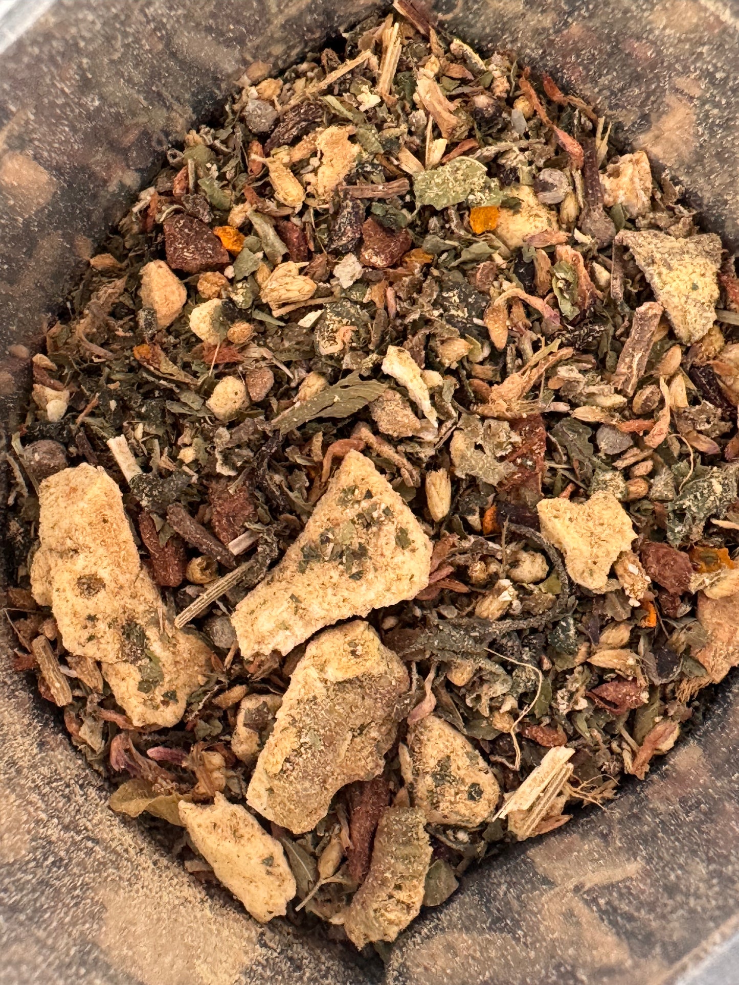 MEGA-O Hormone Balance Tea Blend 1oz (30 servings) | Herbal Harmony Tea for Hormonal Wellness, PMS Relief, and Cycle Harmony