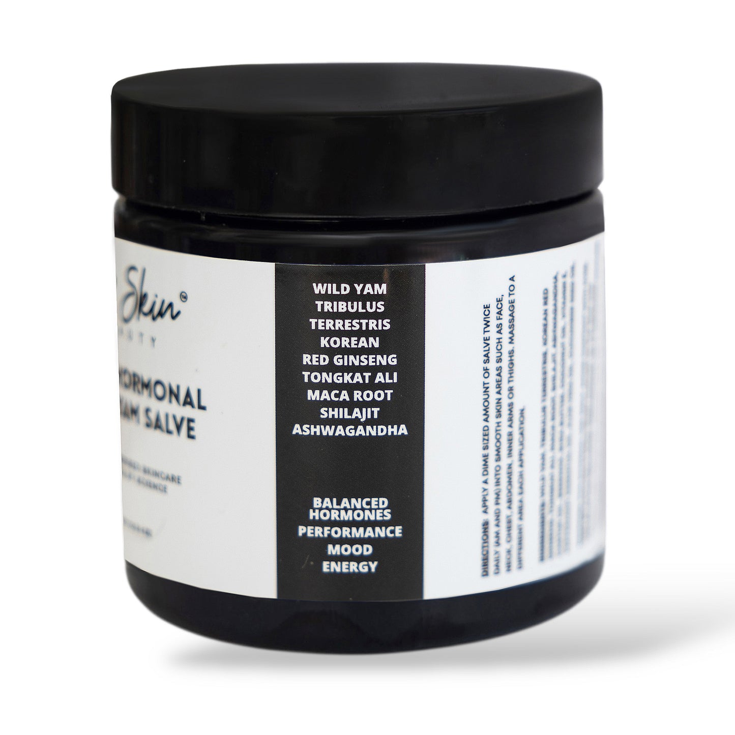MEN'S WILD YAM HORMONAL SALVE (PEPPERMINT) 4oz | Testosterone Support for Energy, Stamina, Strength, and Mood Boost
